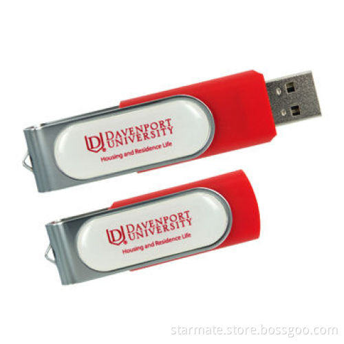 Epoxy Sticker Swivel USB Flash Drive